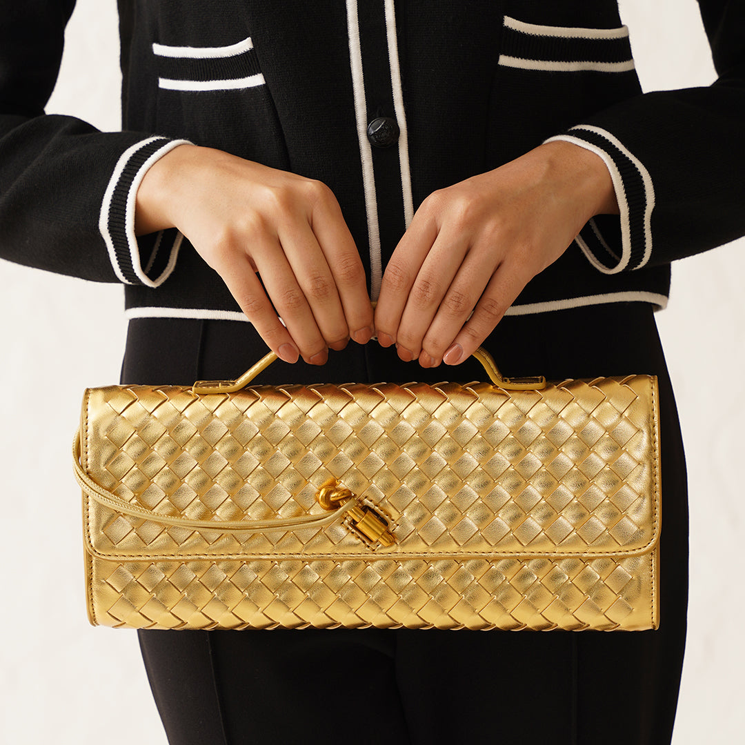 Alma Clutch Golden - Carry City