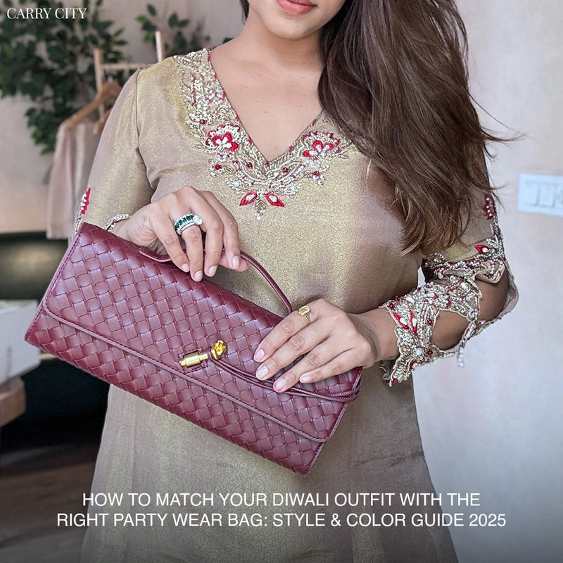 How to Match Your Diwali Outfit with the Right Party Wear Bag: Style & Colour Guide 2025