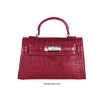 dream mini croc (maroon) + cherry charm 🍒