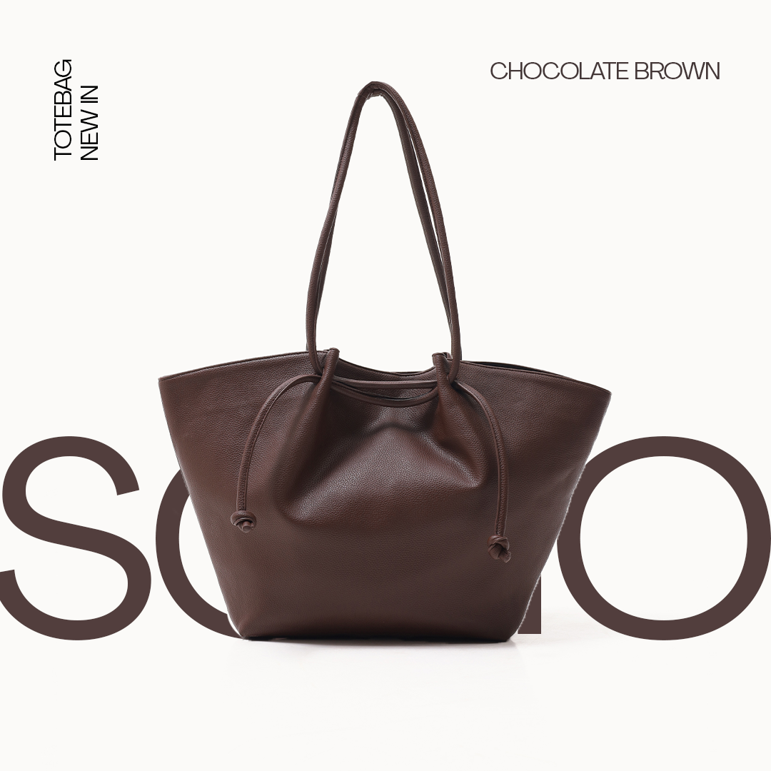 Soho Street Tote - Chocolate Brown